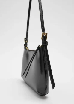 Store & Other Stories Sac à Bandoulière En Cuir Brillant