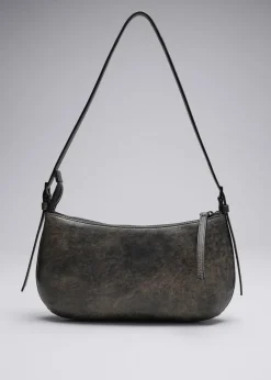 Store & Other Stories Sac à Bandoulière En Cuir Brillant