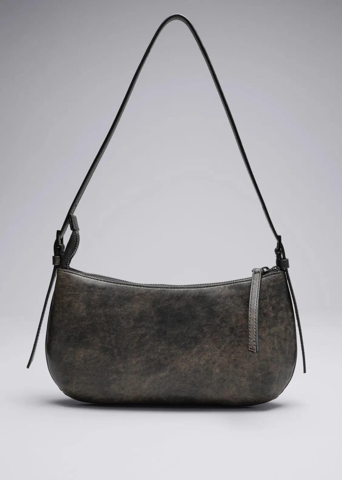 Store & Other Stories Sac à Bandoulière En Cuir Brillant