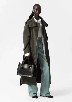 Flash Sale & Other Stories Sac Cabas En Daim Noir