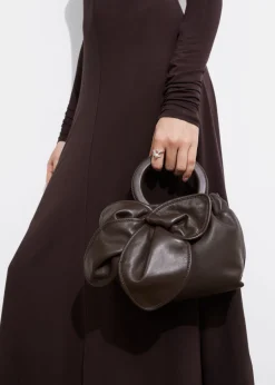 Sale & Other Stories Sac En Cuir à Fleur Acajou