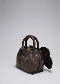 Sale & Other Stories Sac En Cuir à Fleur Acajou