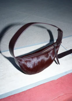 Shop & Other Stories Sac En Cuir Texturé Marron