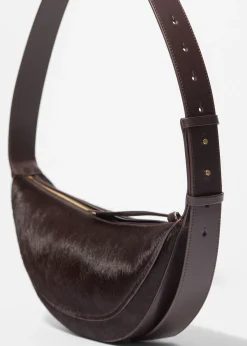 Shop & Other Stories Sac En Cuir Texturé Marron