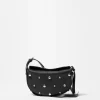 Store & Other Stories Sac Porté épaule En Cuir Clouté Black