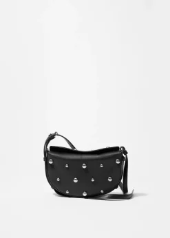 Store & Other Stories Sac Porté épaule En Cuir Clouté Black