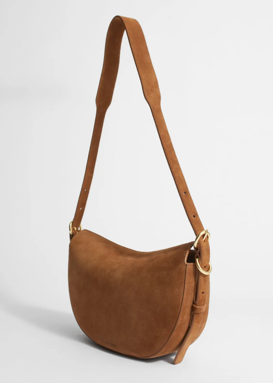 Store & Other Stories Sac Porté épaule En Daim Marron