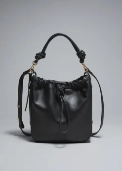 Store & Other Stories Sac Seau En Cuir à Nœuds