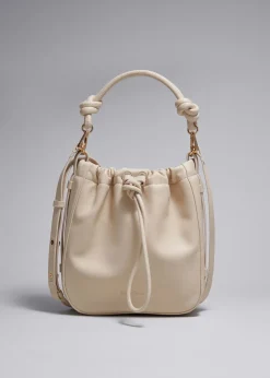 Store & Other Stories Sac Seau En Cuir à Nœuds