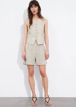 Shop & Other Stories Short Habillé En Lin
