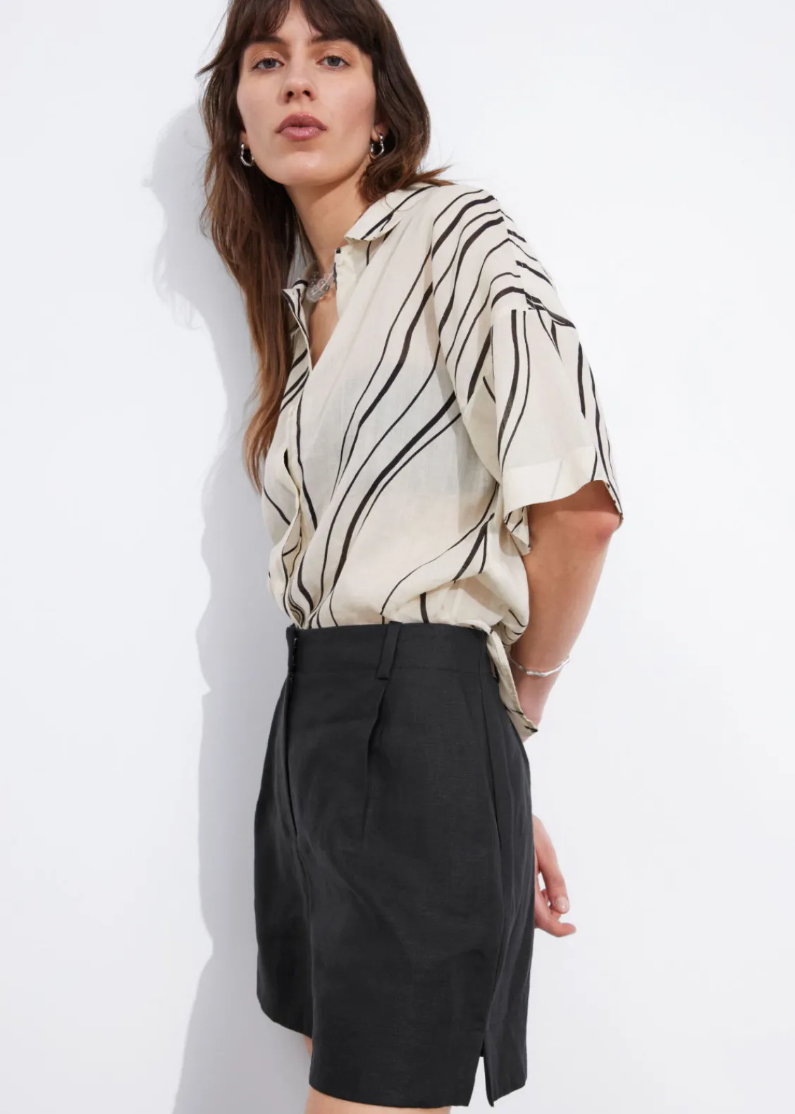 Shop & Other Stories Short Habillé En Lin