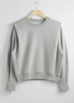 Best Sale & Other Stories Sweat Ajusté à épaules Plissées