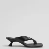 Shop & Other Stories Tongs En Cuir Noir