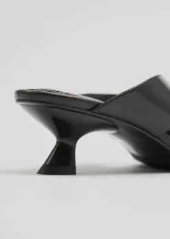 Shop & Other Stories Tongs En Cuir Noir