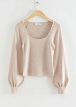 Store & Other Stories Top En Maille Ajusté