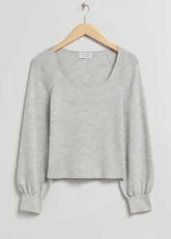 Store & Other Stories Top En Maille Ajusté