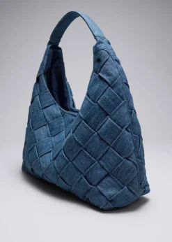 Sale & Other Stories Tote Bag En Denim Tressé