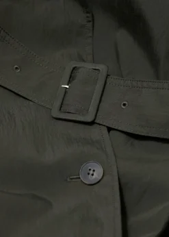 Shop & Other Stories Trench-coat à Col Montant Vert