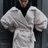 Outlet & Other Stories Trench-coat à Effet Froissé