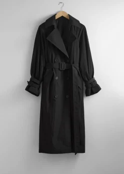 Outlet & Other Stories Trench-coat à Effet Froissé