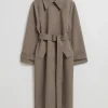 Fashion & Other Stories Trench-coat Décontracté Taupe