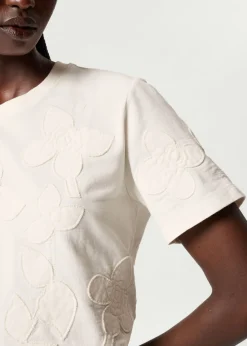 Shop & Other Stories T-shirt à Motifs Floraux Appliqués