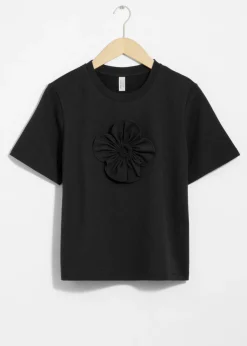 Online & Other Stories T-shirt à Motifs Floraux Appliqués