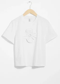 Online & Other Stories T-shirt à Motifs Floraux Appliqués