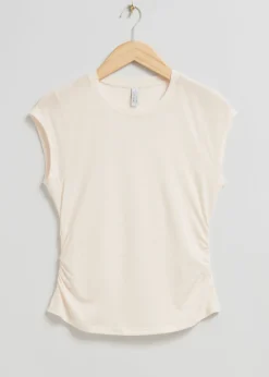 Store & Other Stories T-shirt Aux Coutures Froncées