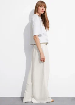 Discount & Other Stories T-shirt Brodé Blanc