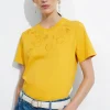 Best Sale & Other Stories T-shirt Brodé Avec Citrons Jaune