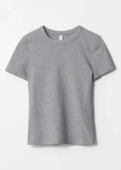 Online & Other Stories T-shirt Court Côtelé