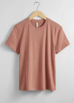 Shop & Other Stories T-shirt En Lin Mélangé