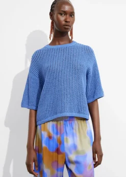 Flash Sale & Other Stories T-shirt En Maille Côtelée Transparente