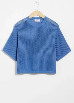 Flash Sale & Other Stories T-shirt En Maille Côtelée Transparente