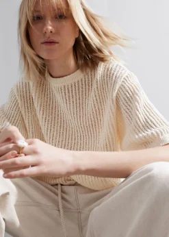 Flash Sale & Other Stories T-shirt En Maille Côtelée Transparente