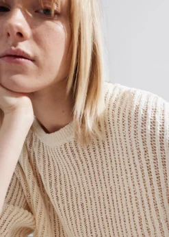 Flash Sale & Other Stories T-shirt En Maille Côtelée Transparente