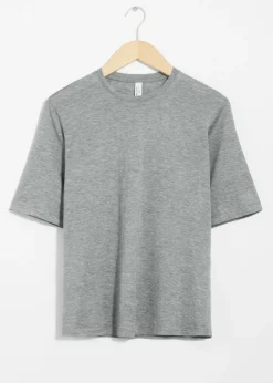 Online & Other Stories T-shirt En Soie Mélangée