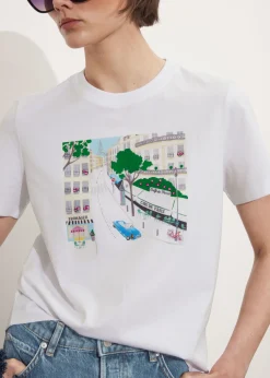 Outlet & Other Stories T-shirt Imprimé Imprimé Paris
