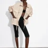 New & Other Stories Veste à Cordon De Serrage En Tweed Beige