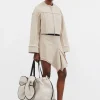 Flash Sale & Other Stories Veste à Franges En Lin Mélangé Beige
