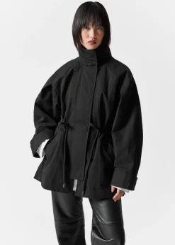 Fashion & Other Stories Veste Avec Cordon De Serrage à La Taille Noir
