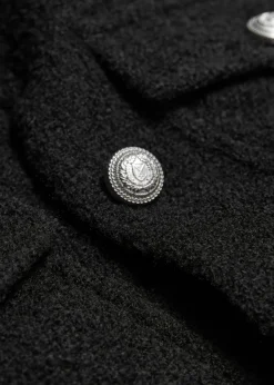 Hot & Other Stories Veste Bouclée Boutonnée Noir
