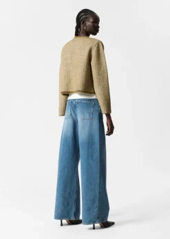 Hot & Other Stories Veste Boutonnée En Tweed Tweed beige