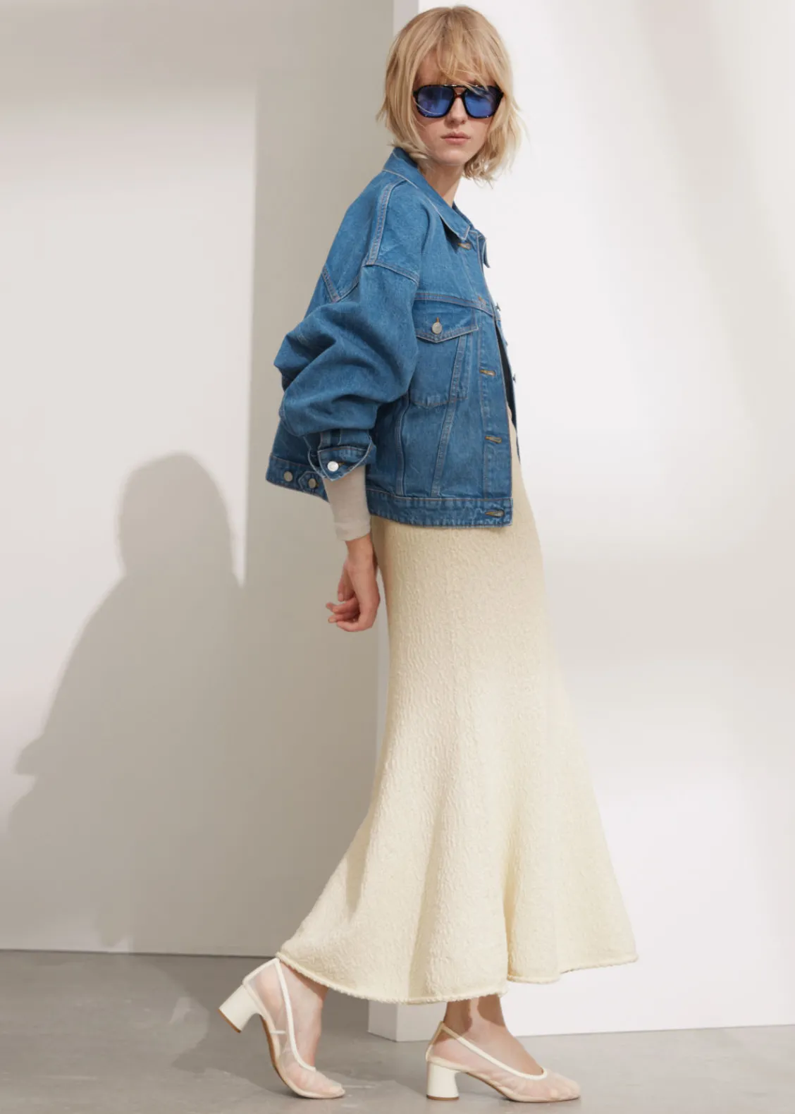 Fashion & Other Stories Veste Carrée En Jean