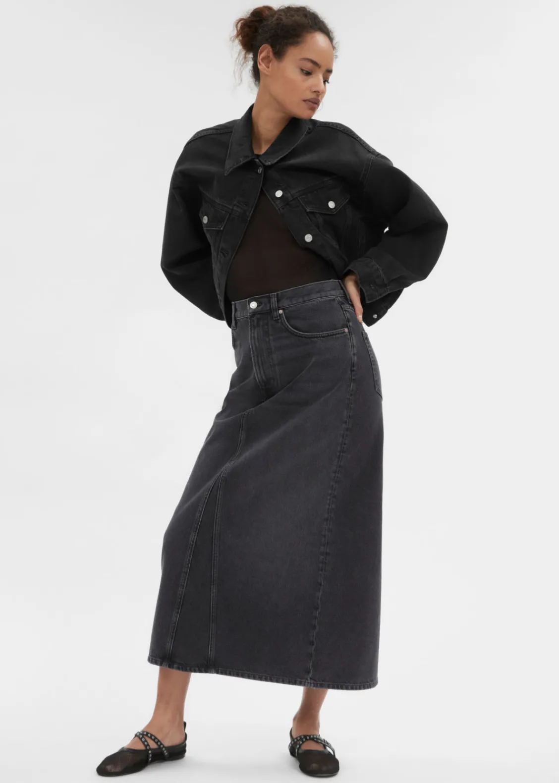 Fashion & Other Stories Veste Carrée En Jean
