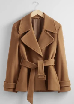 Best & Other Stories Veste Ceinturée En Laine