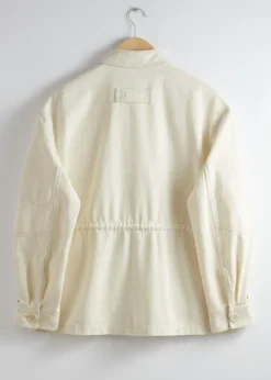 Cheap & Other Stories Veste De Style Utilitaire Couleur crème