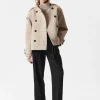 Outlet & Other Stories Veste En Laine à Double Boutonnage Beige clair