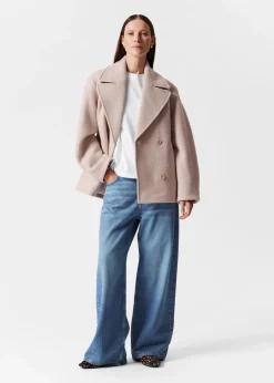 Best Sale & Other Stories Veste En Laine à Double Boutonnage Beige clair